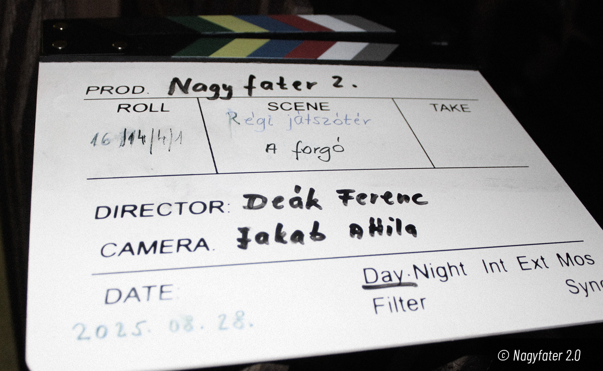 Nagyfater 2.0 forgatási képek 2. nap